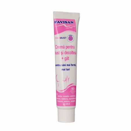 Crema pentru bust, decolteu si gat Favibust, 75 ml, Favisan