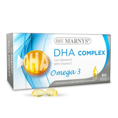 DHA Complex Omega 3 cu Vitamina E, 60 capsule, Marnys