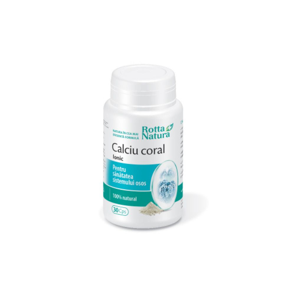 Calciu Coral Ionic, 90 capsule, Rotta Natura