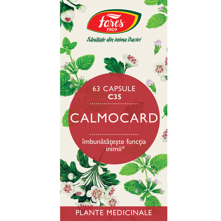 Calmocard, 63 capsule, Fares 721102