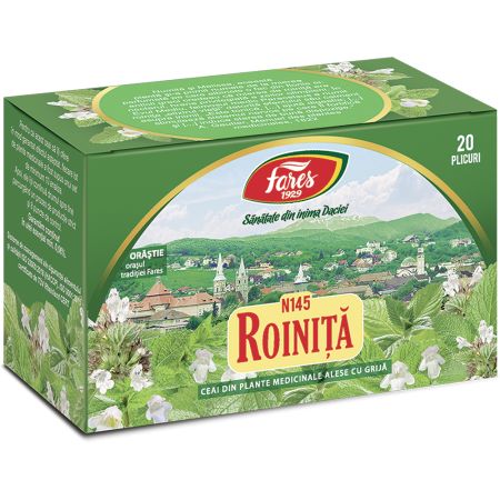 Ceai de roinita, 20 plicuri, Fares