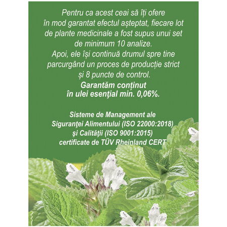 Ceai de roinita, 20 plicuri, Fares 720770