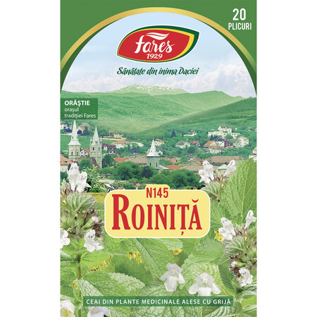 Ceai de roinita, 20 plicuri, Fares 720772