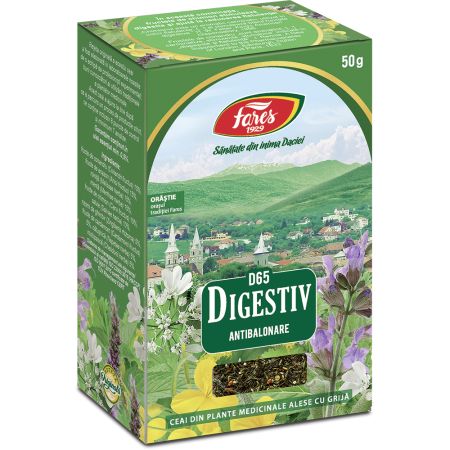 Ceai digestiv, 50 g, Fares