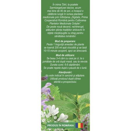 Ceai digestiv, 50 g, Fares 720811