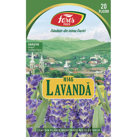 Ceai de lavanda, 20 plicuri, Fares 720742