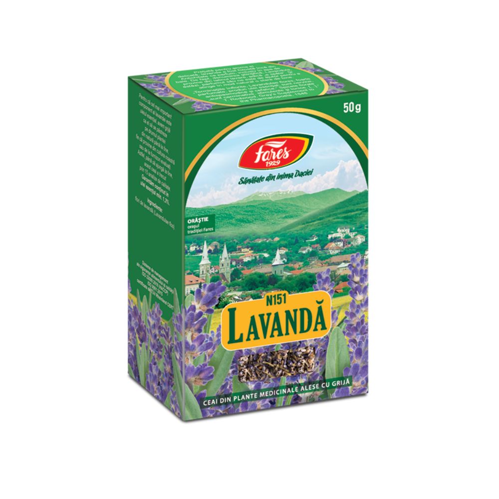 Ceai de lavanda, 50 g, Fares