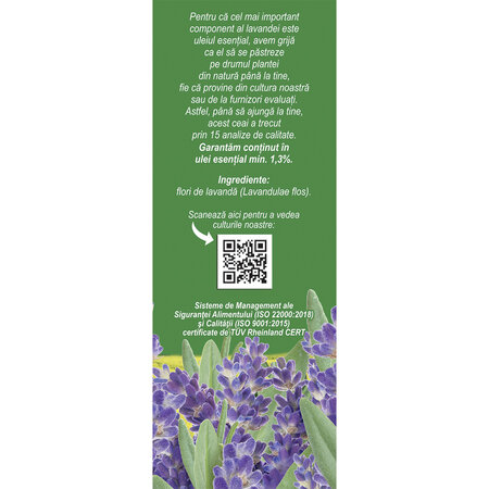 Ceai de lavanda, 50 g, Fares 718579