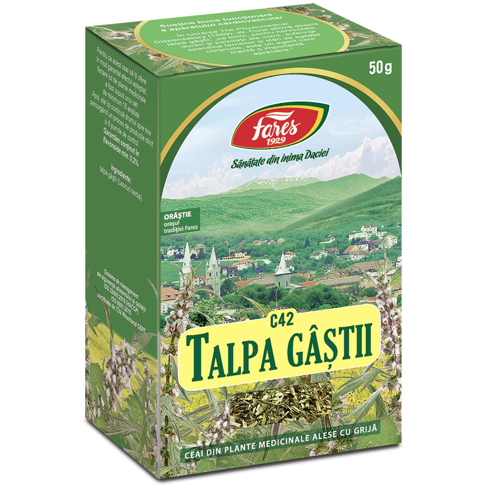 Ceai talpa gastii, 50 g, Fares