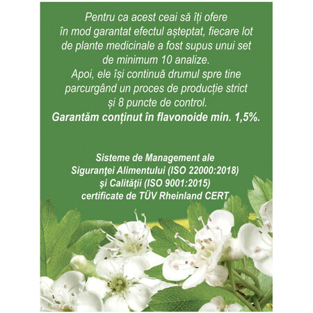 Ceai paducel, frunze si flori, 20 plicuri, Fares 721327