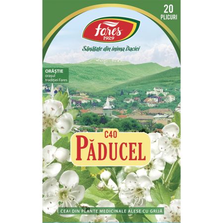 Ceai paducel, frunze si flori, 20 plicuri, Fares