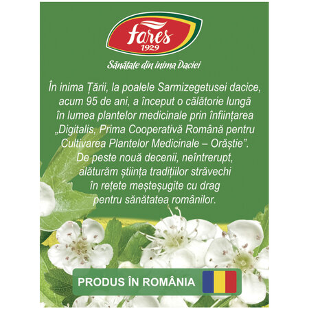 Ceai paducel, frunze si flori, 20 plicuri, Fares 721328