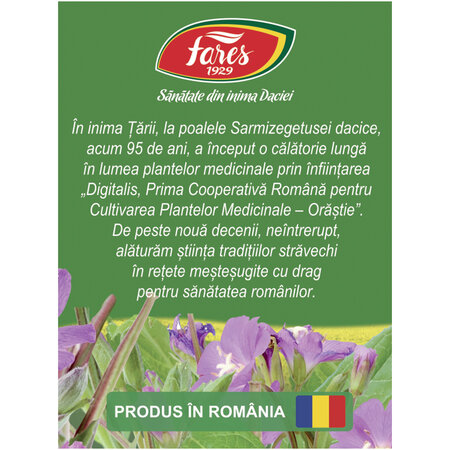 Ceai pufulita cu flori mici, 20 plicuri, Fares 721435