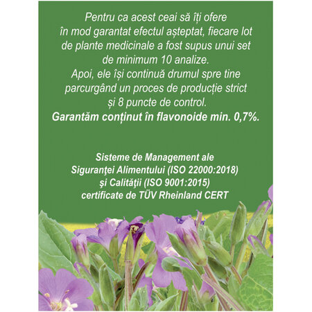 Ceai pufulita cu flori mici, 20 plicuri, Fares 721434