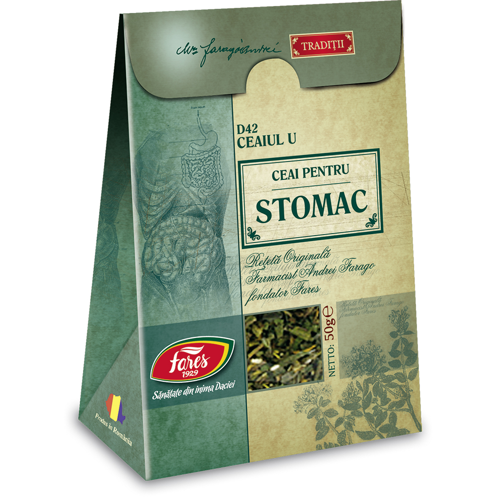 Ceai U stomac, 50 g, Fares