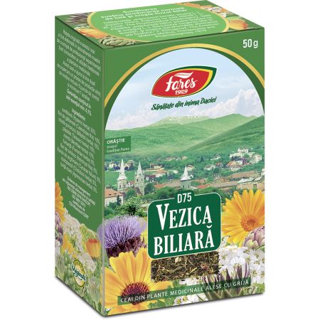 Ceai vezica biliara, 50 g, Fares