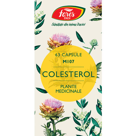 Colesterol M107, 63 capsule, Fares 722801