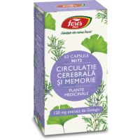 Circulatie cerebrala si memorie, 63 capsule, Fares