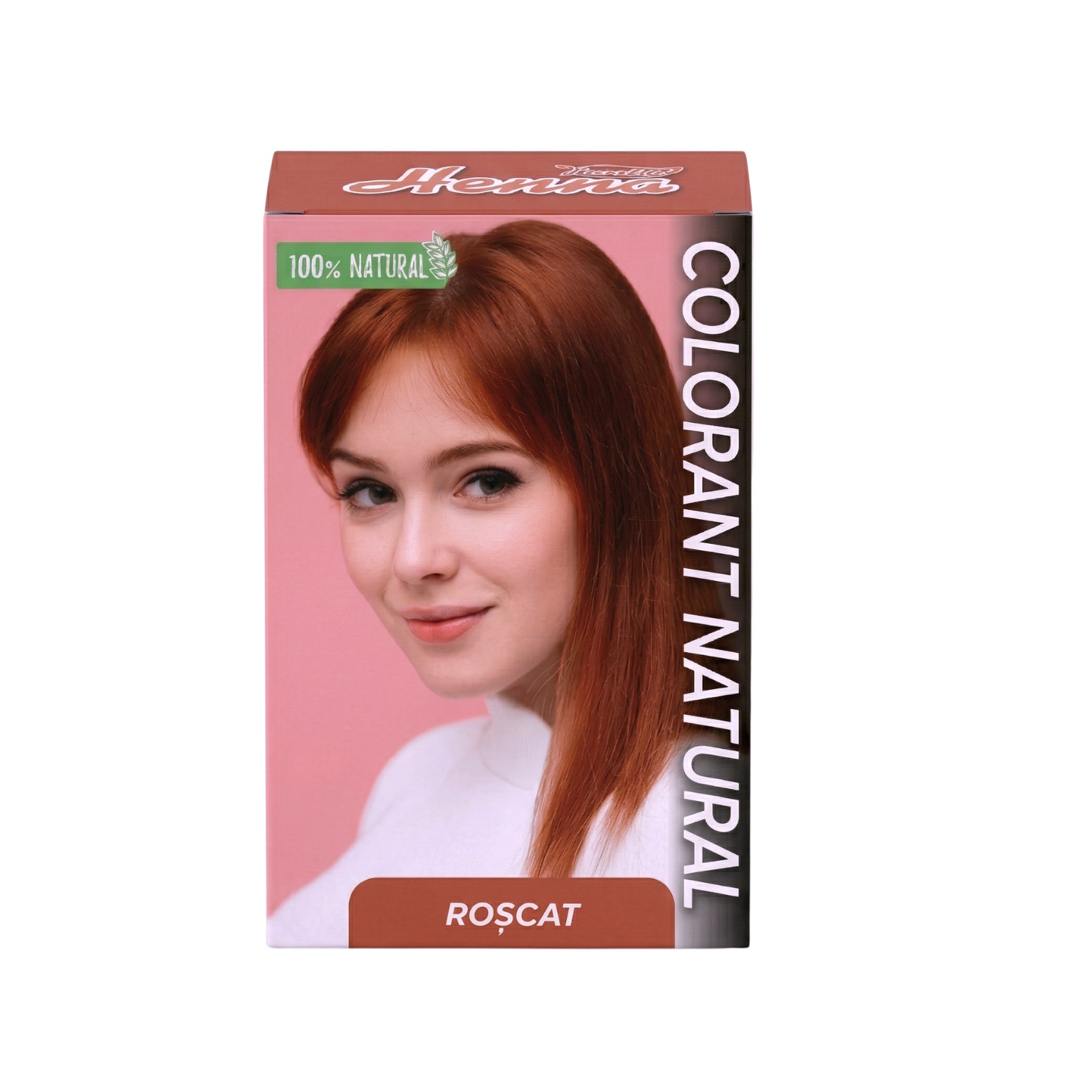 Colorant natural pentru par Sonia Henna, 100 g, Nuanta Roscat, Kian Cosmetics