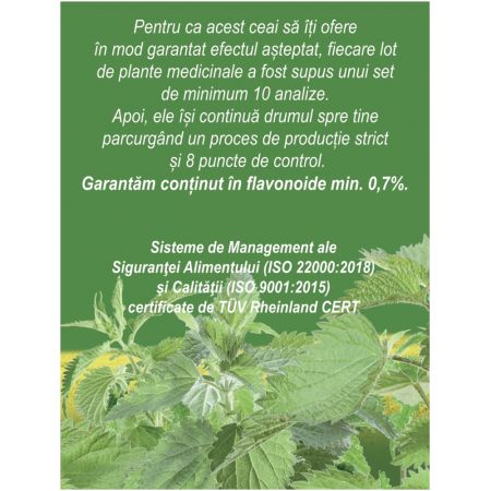 Ceai de Urzica Vie, 20 plicuri * 1.5 g, Fares 720680