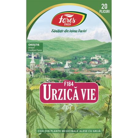 Ceai de Urzica Vie, 20 plicuri * 1.5 g, Fares 720677