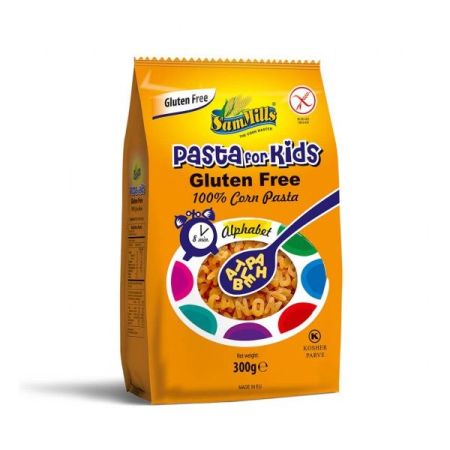 Paste fara gluten pentru copii Pasta D'oro Alfabet, 300 g, Sam Mills