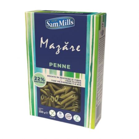 Paste penne fara gluten din mazare