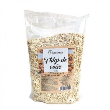 Fulgi de ovaz fini, 500 g, EcoNatur