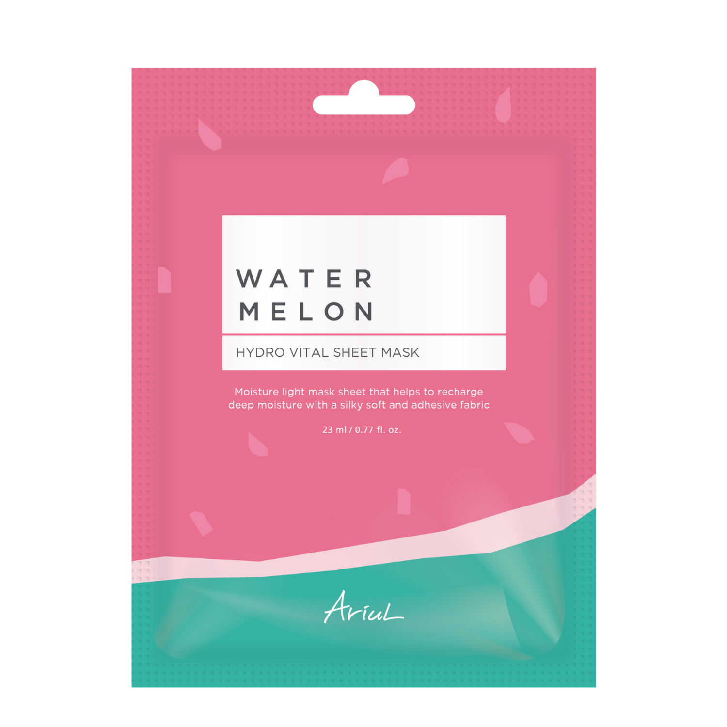 Masca servetel de fata cu pepene rosu Watermelon Hydro Vital, 23 ml, Ariul