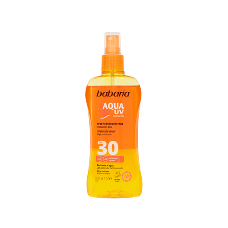 Spray pentru corp cu protectie solara SPF 30 Aqua UV, 200 ml, Babaria