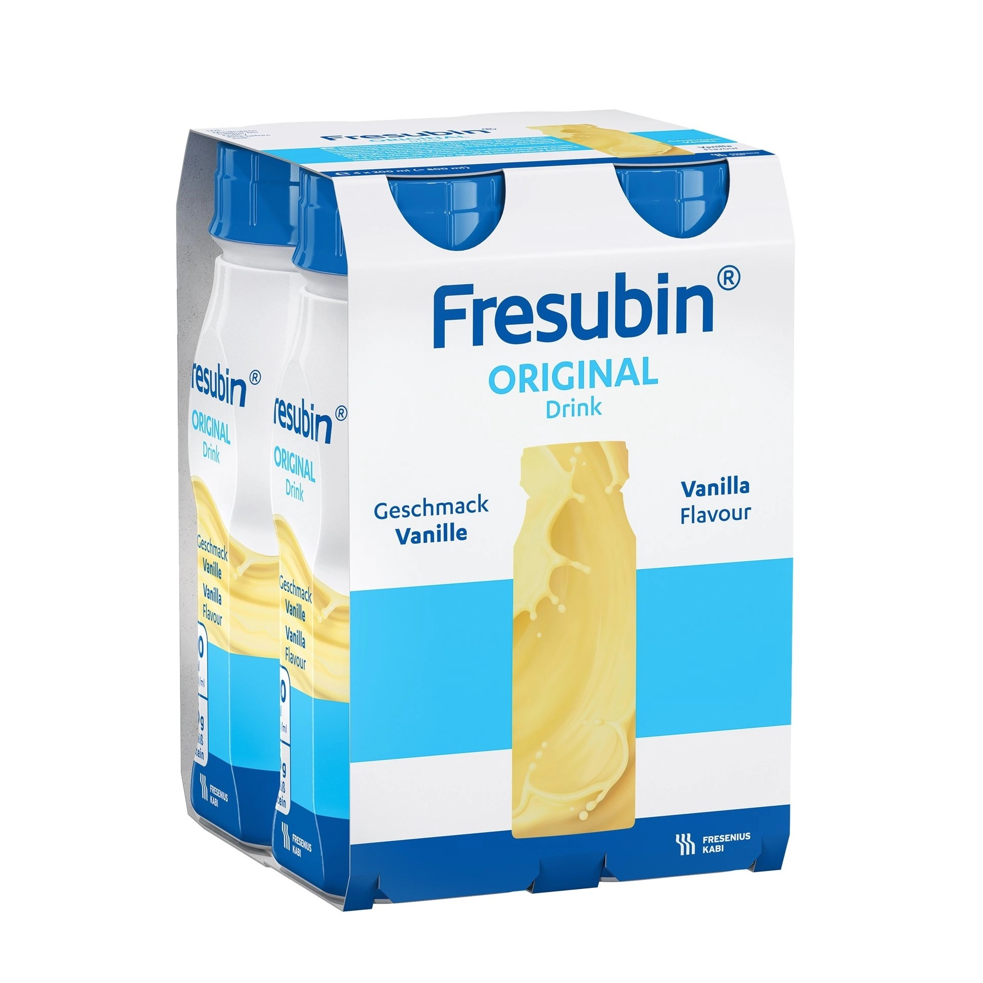 Bautura cu aroma de vanilie Fresubin Original, 4 x 200 ml, Fresenius Kabi