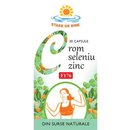 Crom Seleniu Zinc F176, 30 capsule, Fares 721757