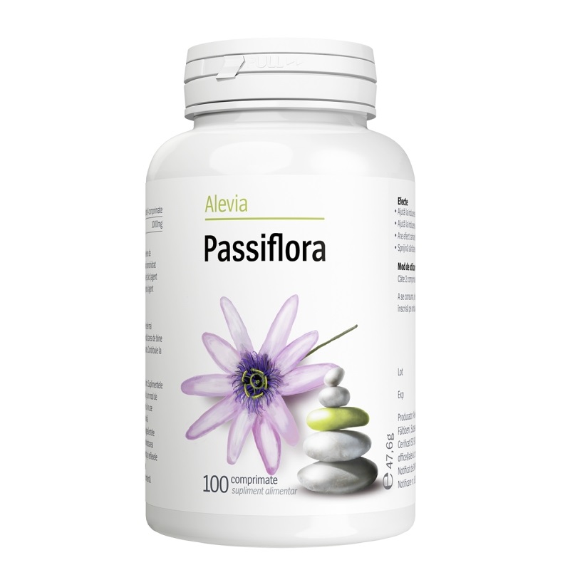 Passiflora, 100 comprimate, Alevia