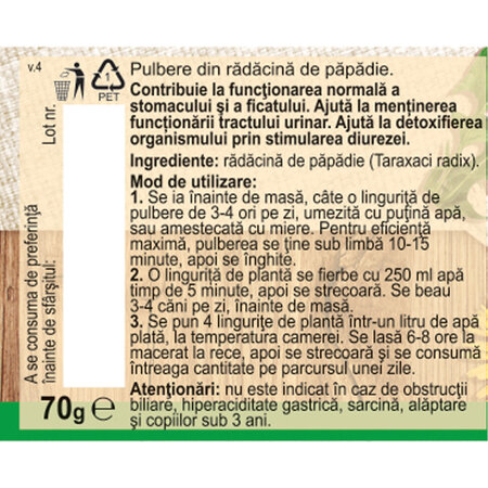 Radacina de Papadie, 70 g, Fares 721454