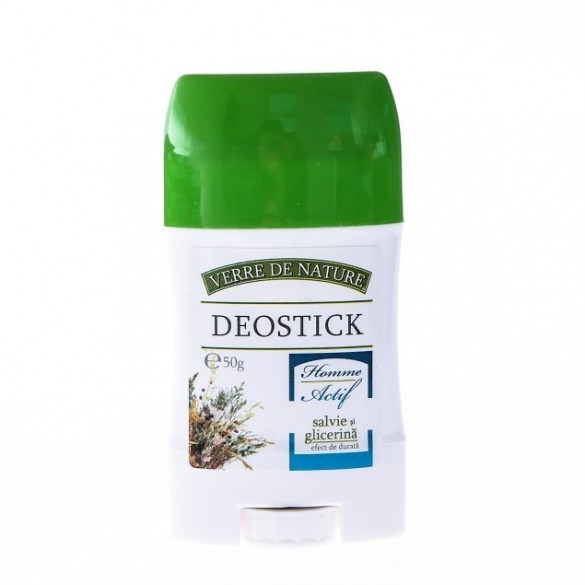 Deostick Homme Actif, 50 g, Verre de Nature