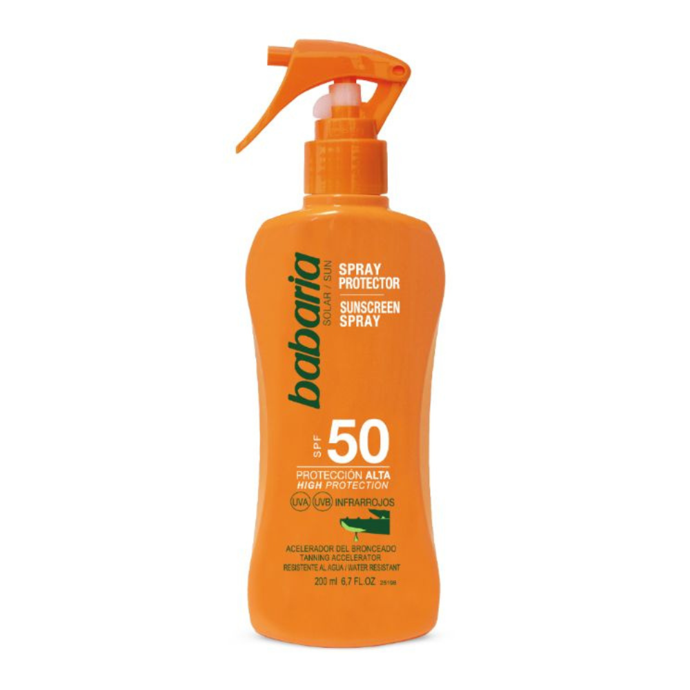 Lotiune spray cu aloe vera SPF 50, 200 ml, Babaria