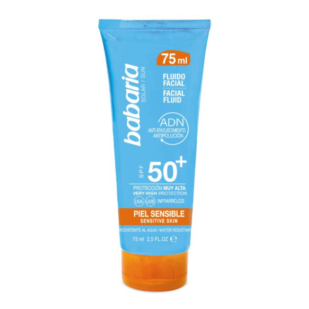 Fluid cu protectie solara SPF 50+, 75 ml, Babaria