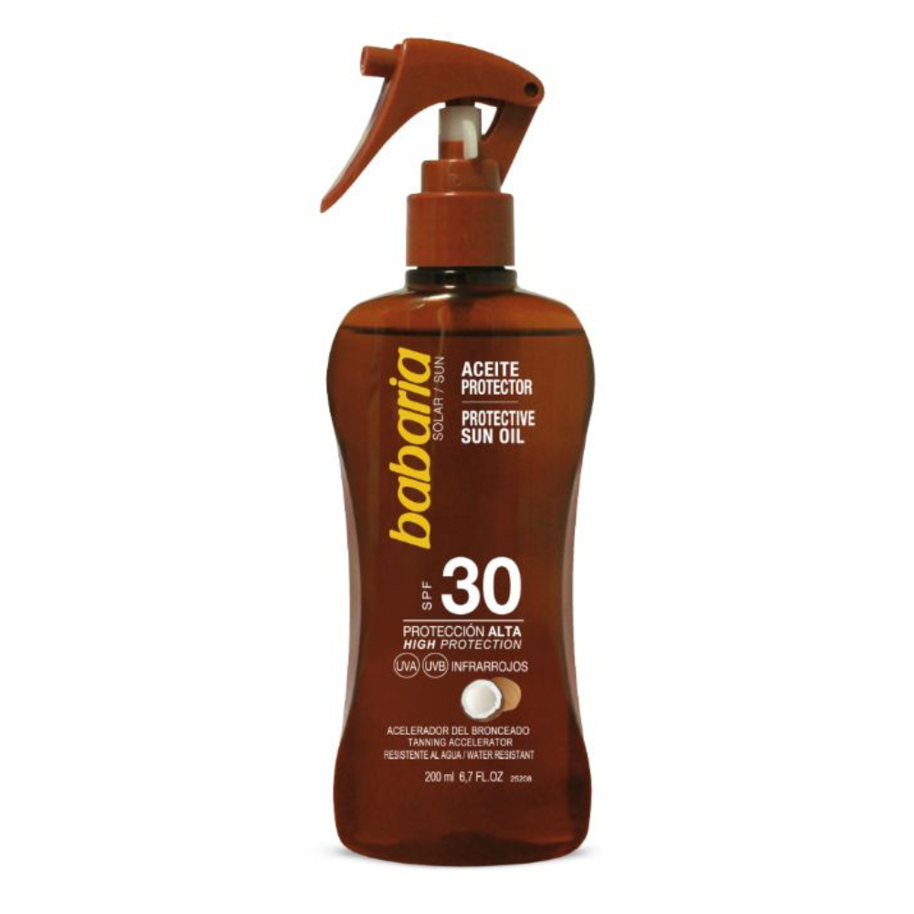 Ulei spray cu protectie solara SPF 30, 200 ml, Babaria