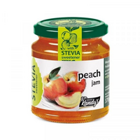 Gem de piersici indulcit cu Stevia, 370 g, Kandy's