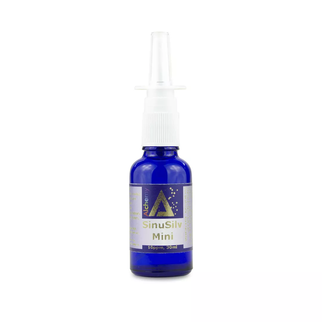 Atomizor nazal cu argint coloidal SinuSIlv mini, 30 ml, Alchemy