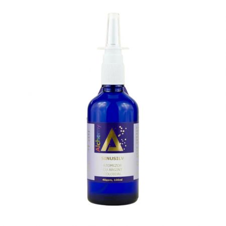 Atomizor nazal cu argint coloidal SinuSIlv, 100 ml, Alchemy