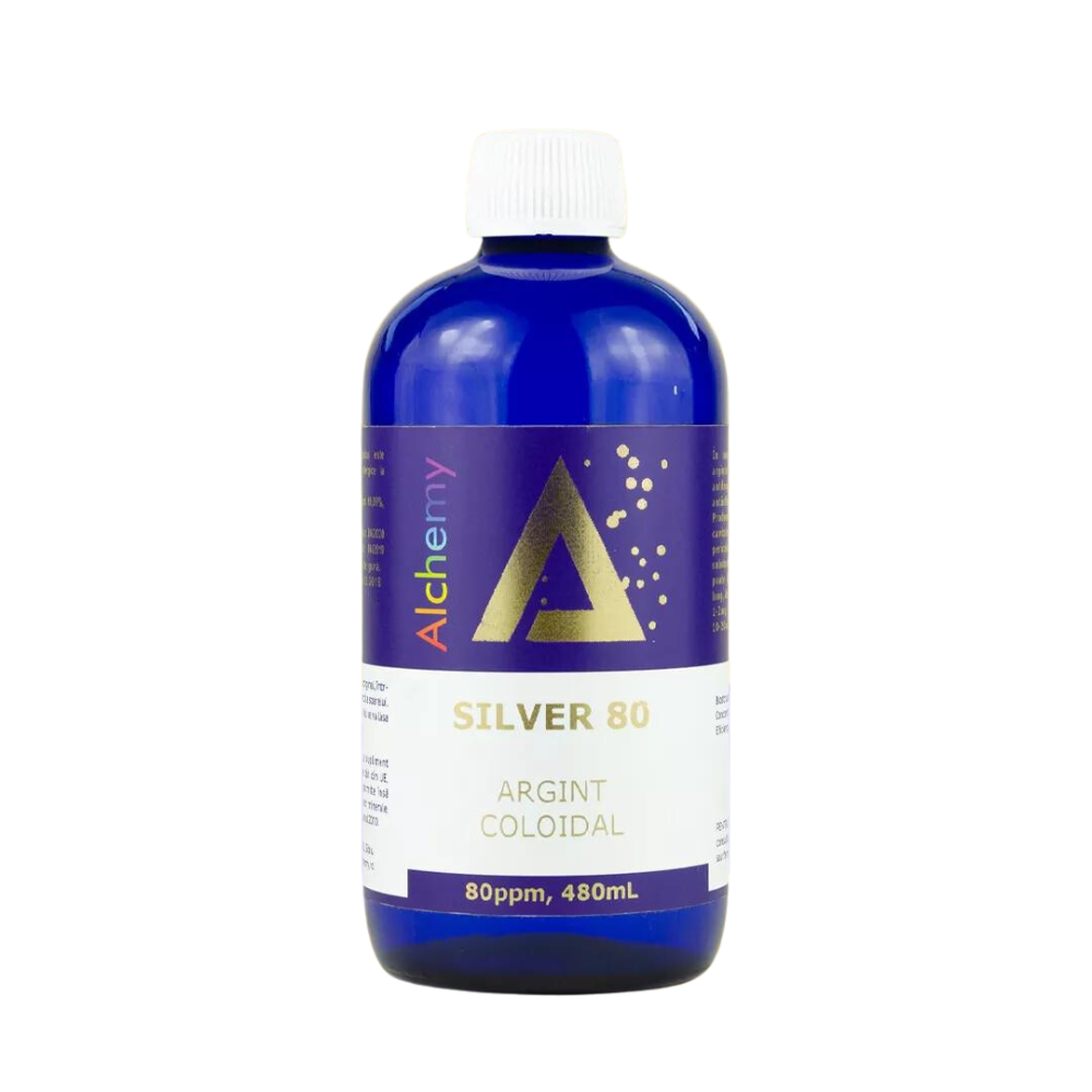 Argint coloidal Silver 80, 480 ml, Alchemy