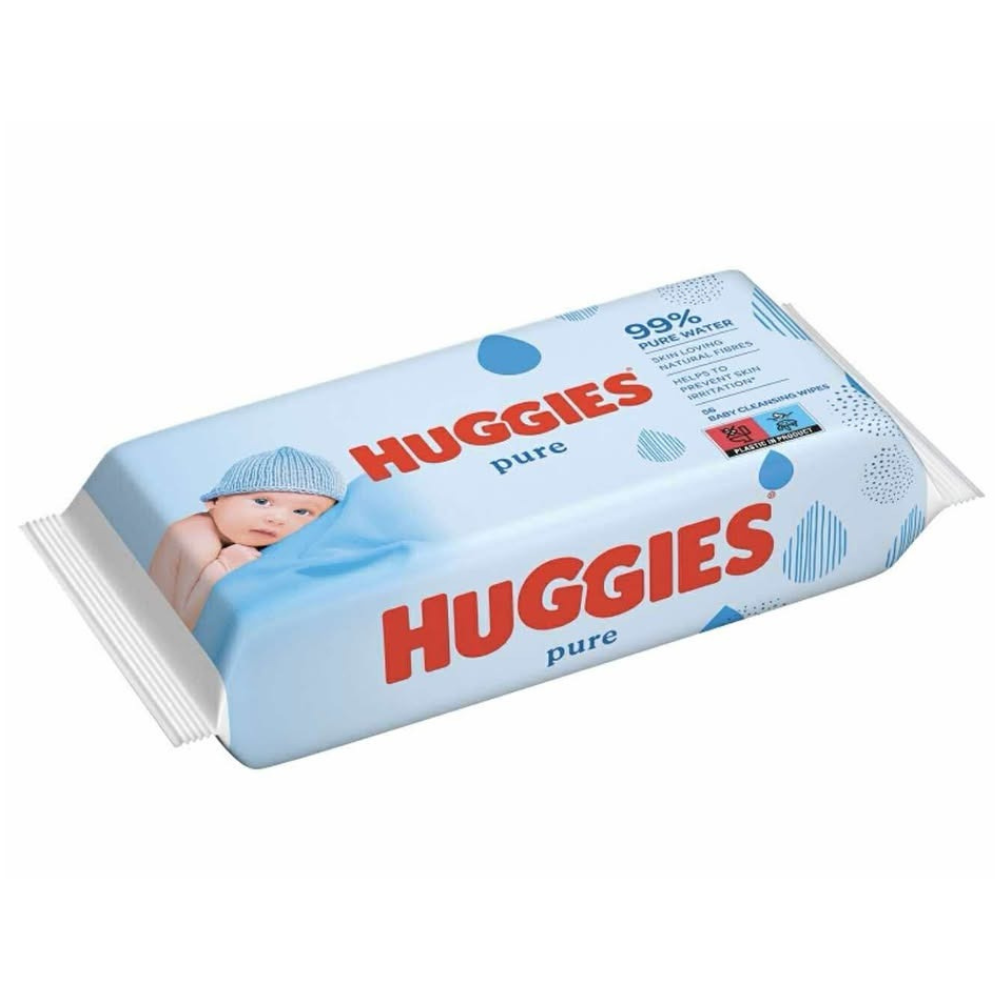 Servetele umede Pure, 56 bucati, Huggies