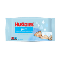 Servetele umede Pure, 56 bucati, Huggies