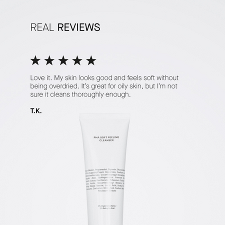 Gel de curatare exfoliant PHA Soft Peeling Cleanser, 150 ml, Transparent Lab 688972