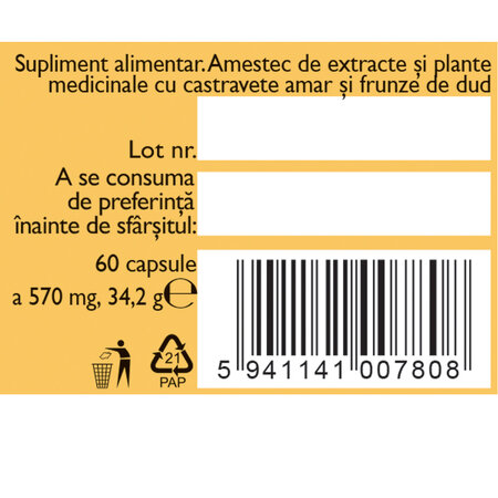 Glucostat, 60 comprimate, Fares 721475