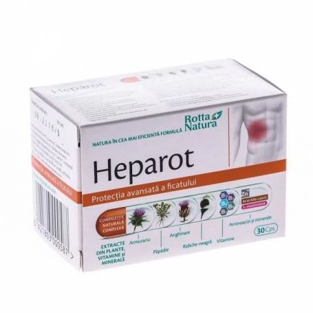 Heparot, 30 comprimate, Rotta Natura