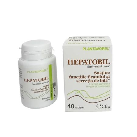 Hepatobil, 40 tablete, Plantavorel