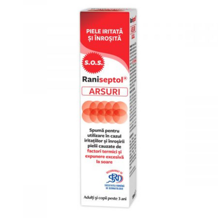 Raniseptol Arsuri spuma cu 20% panthenol