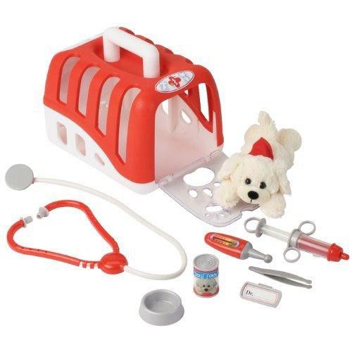 Jucarie kit veterinar cu catelus si accesorii, + 3 ani, Klein